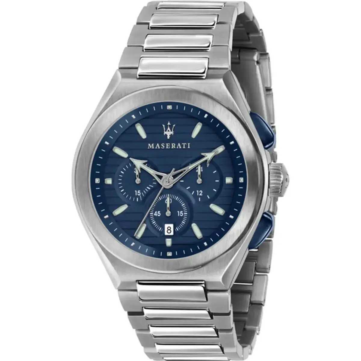 Montre chronographe Maserati 43mm cadran bleu