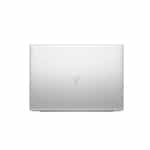 a silver laptop on a white background