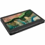 a black laptop with a screen on