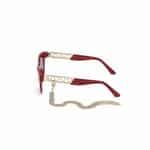 a pair of sunglasses with a chain