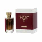 a bottle of perfume in a box