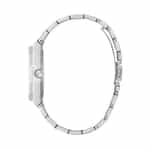 montre guess quinn argentee profil
