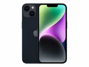 apple iphone 14 noir minuit 5g 256 go – gsm