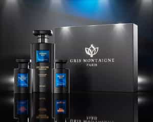 a group of bottles and a box