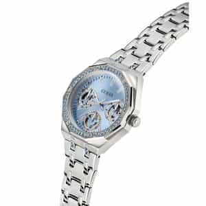 montre guess quinn argentee angle bracelet
