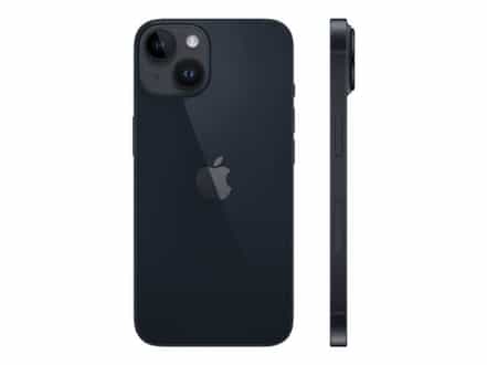 apple iphone 14 noir minuit 5g 256 go