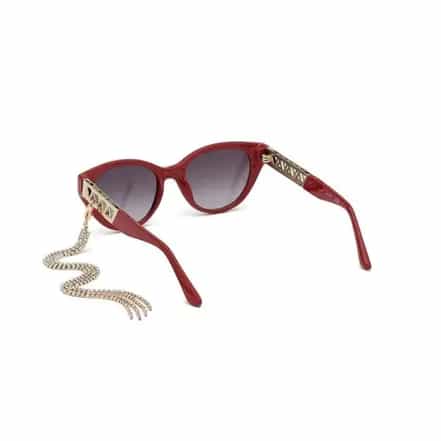 a pair of sunglasses with a chain