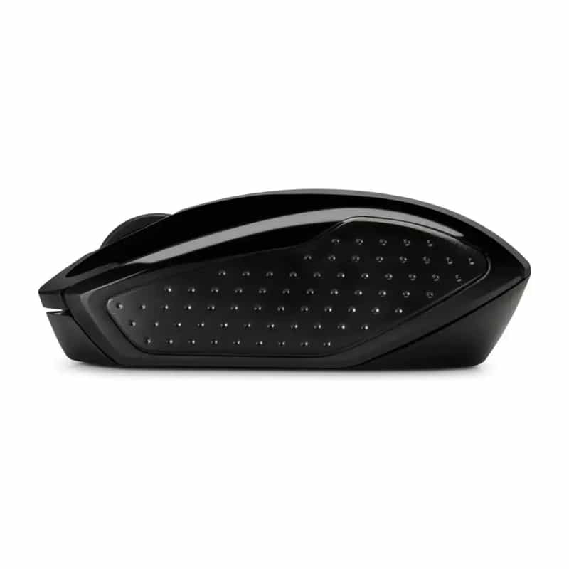 Souris sans fil HP 220 noire vue profil forme galbée