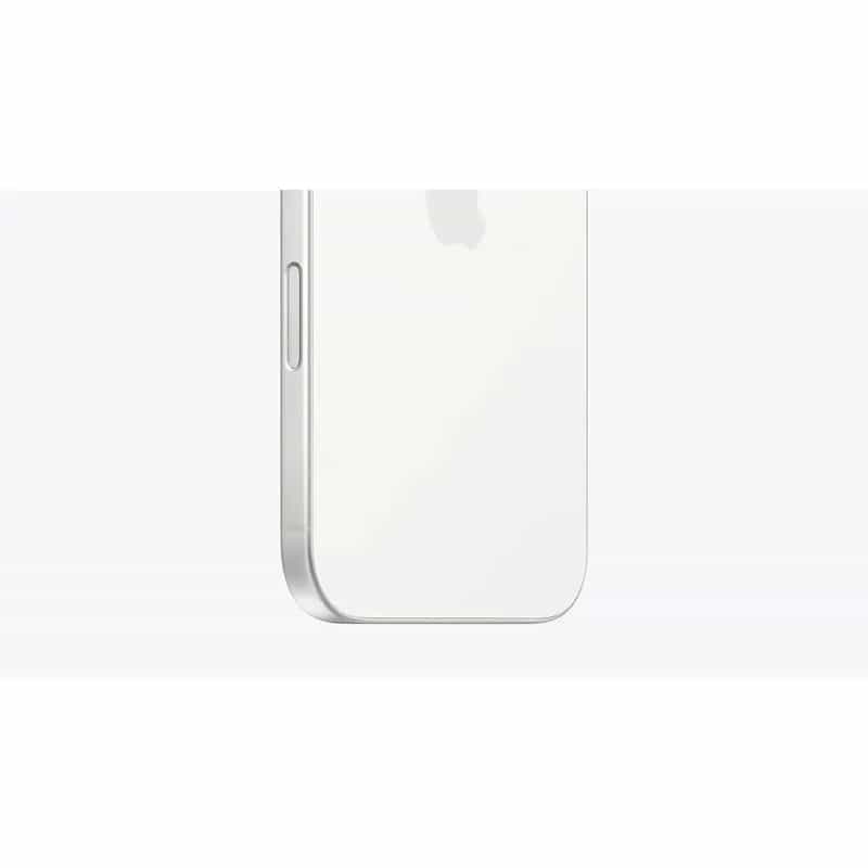 a white cell phone with a silver edge