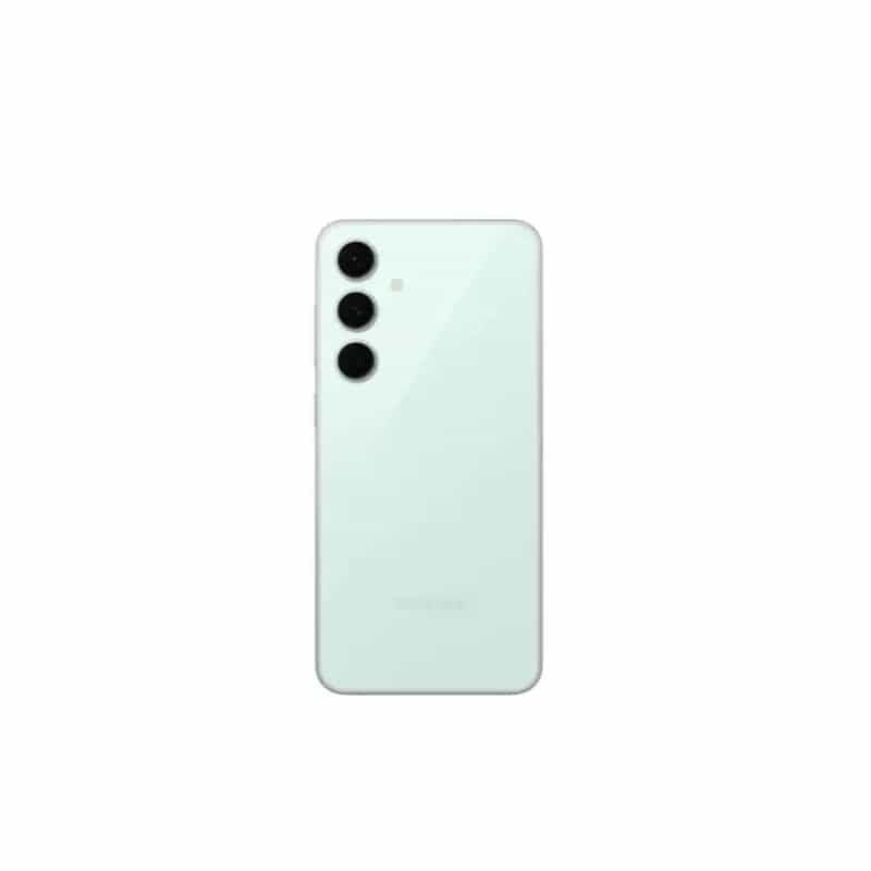 a white cell phone with four black circles