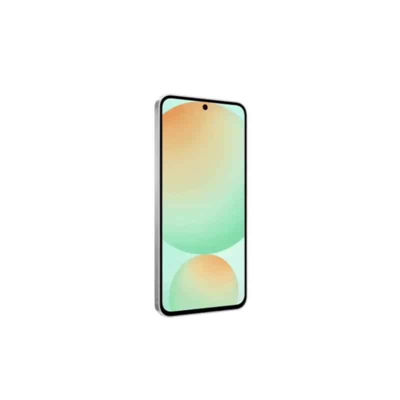 smartphone-galaxy-s24fe-5-g-vert-8go-256-go a cell phone with a screen