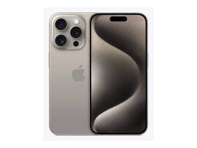 Apple iphone 15 pro titane naturel – 5G – 512 Go
