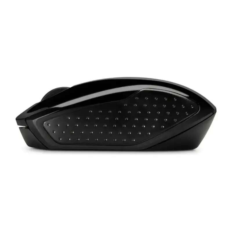 Souris sans fil HP 220 noire vue profil forme galbée