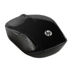 Souris sans fil HP 220 noire vue 3/4 grip antidérapant