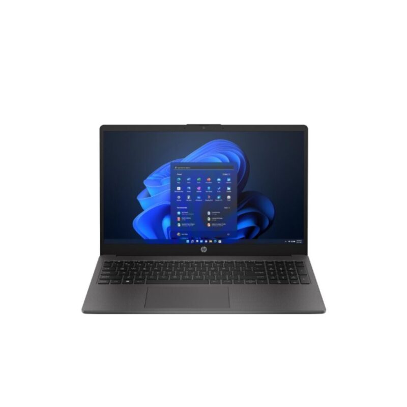 a laptop with a blue screen