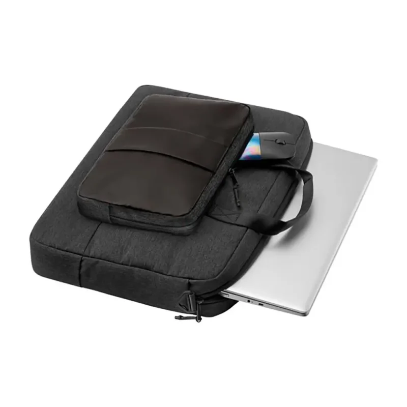a grey bag with a strap