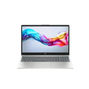 a laptop with colorful smoke on the screen
