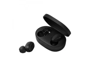 a black earbuds in a case