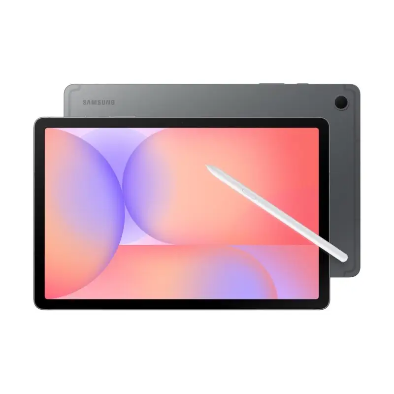 Galaxy Tab S10 Lite 128 Go – Vue avant + stylet Galaxy Tab S10 Lite 128 Go avec stylet – vue avant pour notes, dessin et productivité