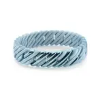 Bracelet femme TheRubz bleu ciel tressé avec détails métalliques – look frais et moderne