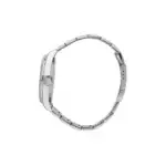 Montre Maserati R8853100043 vue de profil – boîtier 43 mm et bracelet acier argenté
