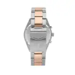 Montre Maserati R8853100040 dos et fermoir – bracelet acier bicolore argent rose doré, montre homme 43 mm