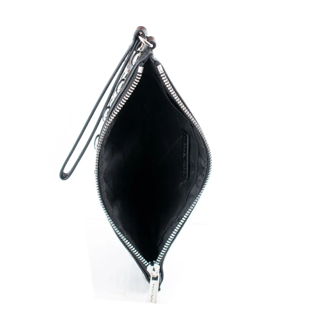 Intérieur pochette Michael Kors 35S5STVW3I Black, ouverture zippée et poche intérieure pour cartes