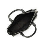 Intérieur du sac Michael Kors Arden – compartiment zippé avec poche intérieure, doublure noire